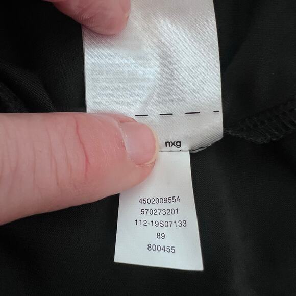 SOMA WOMENS EMBLISS KNIT FLOCKED CHEMISE SLEEP WEAR BLACK AND IVORY SIZE S - Picture 9 of 11